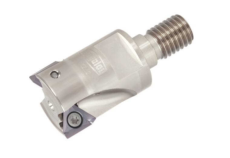 Picture of Tungaloy HPA06R025mm12-04 Milling Cutter 90.0° 0.984 Cutter Diameter ScrewM10 2.244 OAL 4 Flute