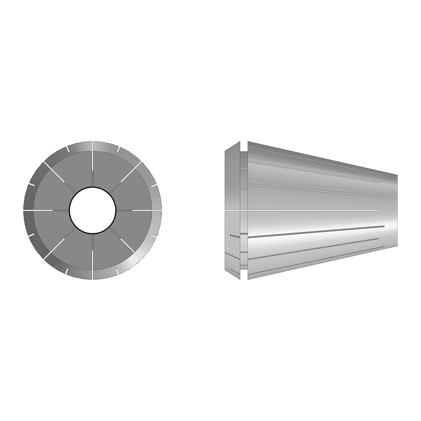Picture of Ultra-Dex 916-000-122 Collet ER25 0.2188 5.56mm - 7/32