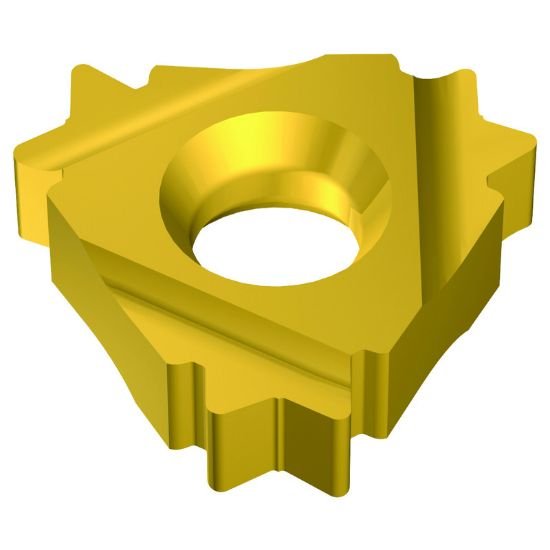 Picture of Vardex 3ER1.0ISO-6C VKX Insert Iso Thread Full Profile TiN 1.00mm Metric