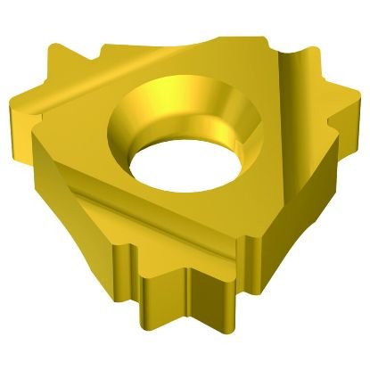 Picture of Vardex 3ERS60-6C VKX Insert Iso Thread Partial Profile TiN 13.00TPI - 48.00TPI 1.95mm - 0.53mm 60.0°