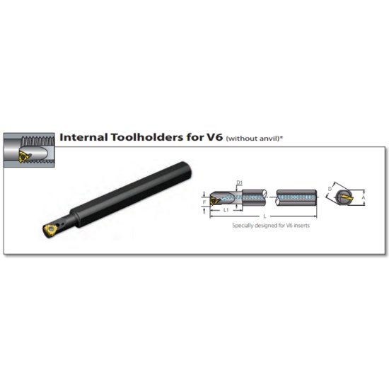 Picture of Vardex NVRC0625D-3V6 Boring Bar Iso Thread