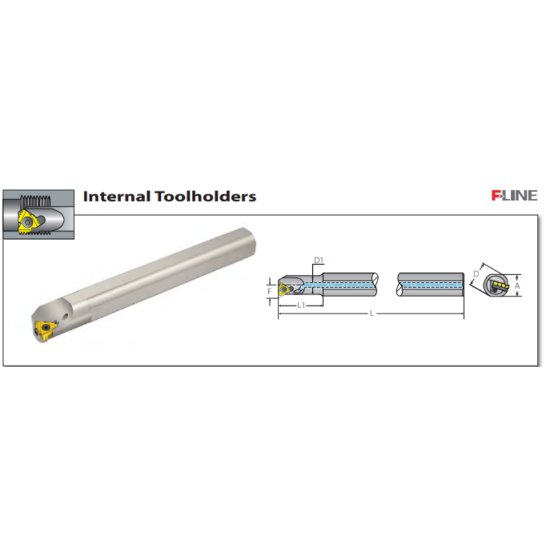 Picture of Vardex AVRC100D-4MF Boring Bar Iso Thread