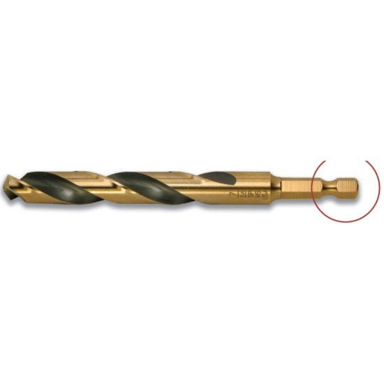 Picture of Viking 34677 5/16 Powder Metal Drill Mechanic Length Gold Coated