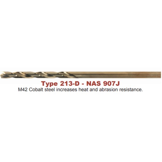 Picture of Viking 61940 #20 Cobalt Drill Aircraft Length Gold Coated