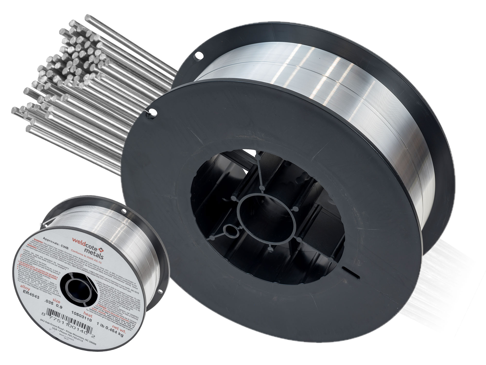 Picture of Weldcote Ni60035X11Sp Mig Matirial Nickel Products Nickel 60 (Ernicu-7) 812922015549