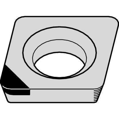 Picture of CDHB120605FST WDN25U Widia/Kennametal CDHBS4T002FST WDN25U 80.0° Positive PCD 0.0070 0.18mm Radius Finishing, Semi Finishing