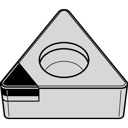 Picture of TCGW3251FST WDN25U Widia/Kennametal TCGW16T304FST WDN25U Triangle Positive PCD 0.0160 0.41mm Radius Finishing, Semi Finishing