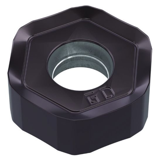 Picture of Widia/Kennametal HNPJ0704ANSNGD TN6540 Milling Insert Hexagon TiAlN 0.047 Corner Radius