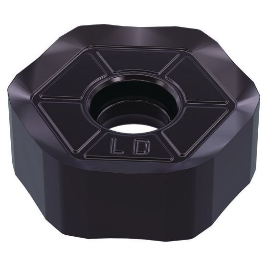 Picture of Widia/Kennametal HNGJ0905ANENLD WP40Powder Metal Milling Insert Hexagon AlCrN + TiAlN 0.047 Corner Radius