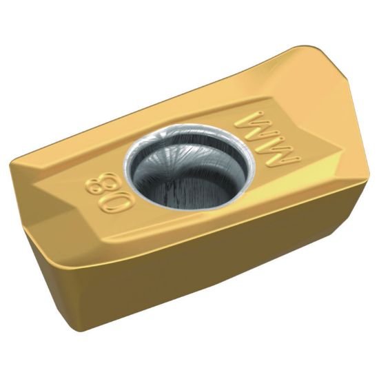 Picture of Widia/Kennametal XDPT 110408PDSRMM WS40Powder Metal Milling Insert Paralelagram AlTiN + TiN 0.031 Corner Radius