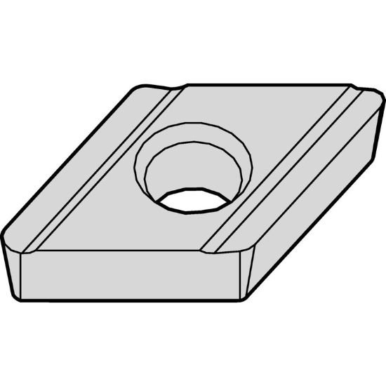 Picture of DCMX32.50.5R18 THM Widia/Kennametal DCMX11T302R18 THM 55.0° Positive Carbide 0.0080 0.20mm Radius Medium, Semi Finishing