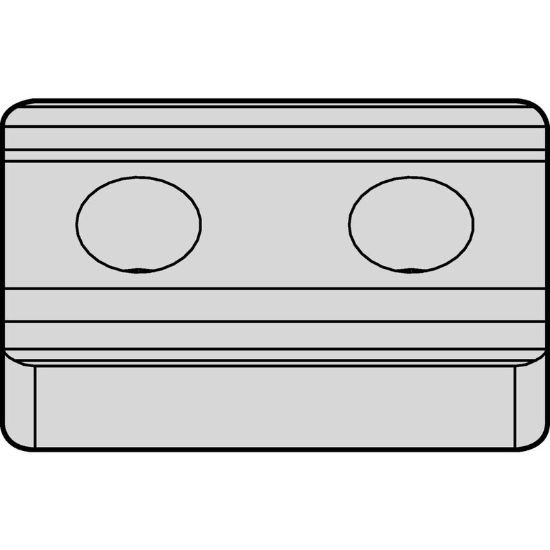 Picture of LNUX400924EN95 TTR Widia/Kennametal LNUX400924EN95 TTR Rectagonal Negative Carbide 0.0940 2.39mm Radius Roughing, Semi Finishing