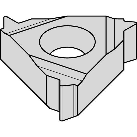 Picture of Widia/Kennametal 3ER19W Insert Iso Thread Full Profile TiAlN 19.00TPI Whitworth BSW/BSF/BSP
