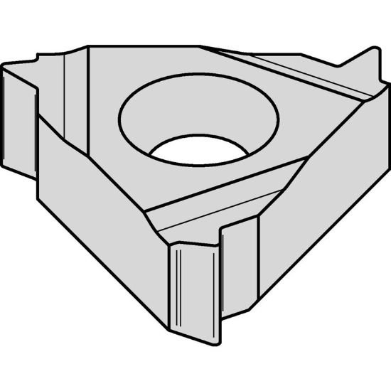 Picture of Widia/Kennametal 2IR14W Insert Iso Thread Full Profile TiAlN Whitworth BSW/BSF/BSP 14.00TPI