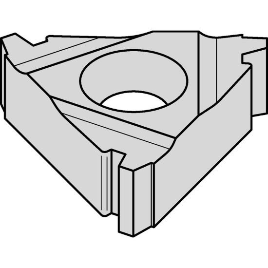 Picture of Widia/Kennametal 3ER3TR Insert Iso Thread Full Profile TiAlN 3.00mm Trapazoid