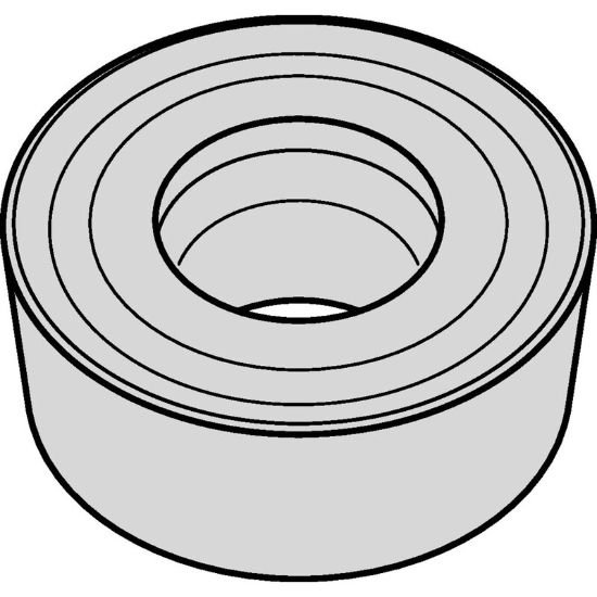 Picture of RCMT10T3M0 TTR Widia/Kennametal RCMT10T3M0 TTR Round Positive Carbide 0.1970 5.00mm Radius Finishing