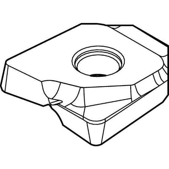 Picture of Widia/Kennametal M270TF10R1 Milling Back Draft Milling Cutter TiAlN