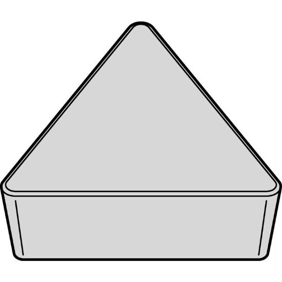 Picture of TPUN433 TTR-X Widia/Kennametal TPUN220412 TTR-X Triangle Positive Carbide 0.0470 1.19mm Radius Finishing, Semi Finishing