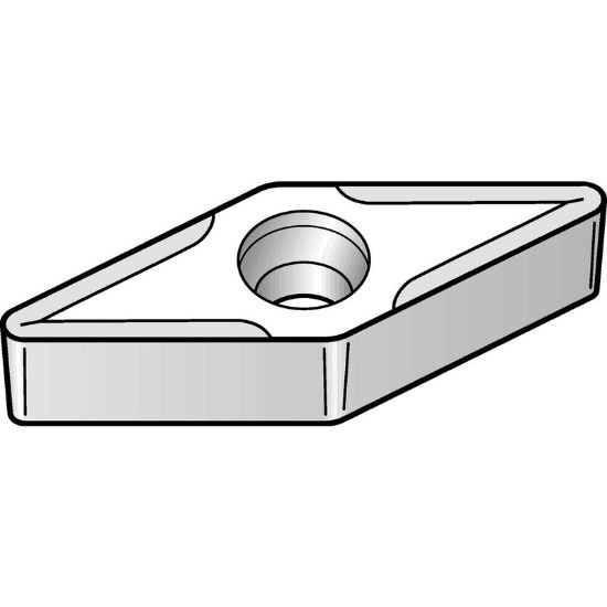 Picture of VC3 MT2.51 THM Widia/Kennametal VCMT16T304 THM 35.0° Positive Carbide 0.0160 0.41mm Radius Finishing, Semi Finishing