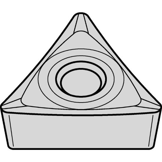 Picture of TPGT3251HP CG5 Widia/Kennametal TPGT16T304HP CG5 Triangle Positive Carbide 0.0160 0.41mm Radius Medium, Semi Finishing