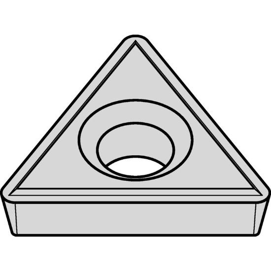 Picture of TPHH322 WK20CT Widia/Kennametal TPHH160308 WK20CT Triangle Positive Carbide 0.0310 0.79mm Radius Finishing, Semi Finishing