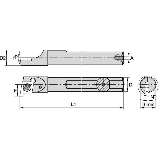 Picture of CCMI18740R Widia/Kennametal CCMI18740R 80.0° Positive General Purpose Carbide
