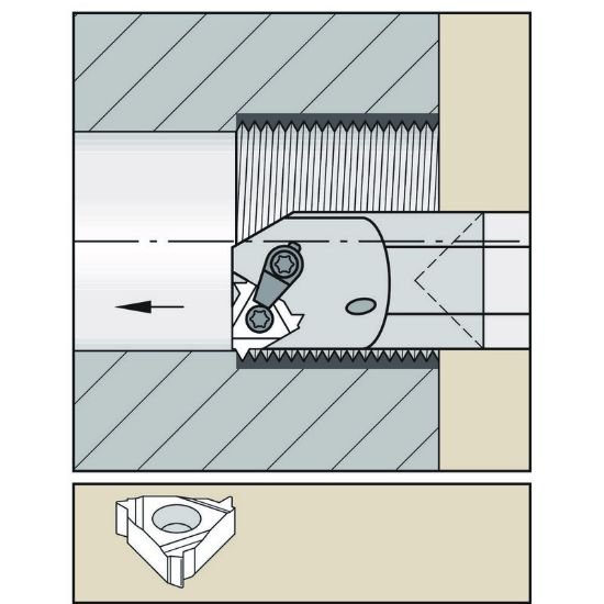 Picture of Widia/Kennametal E06LSER2 Boring Bar Iso Thread 0.375