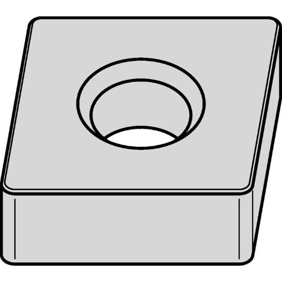 Picture of CNGA432T0820CW2015 Widia/Kennametal CNGA120408T02020 CW2015 80.0° Negative Ceramic 0.0310 0.79mm Radius Medium, Semi Finishing