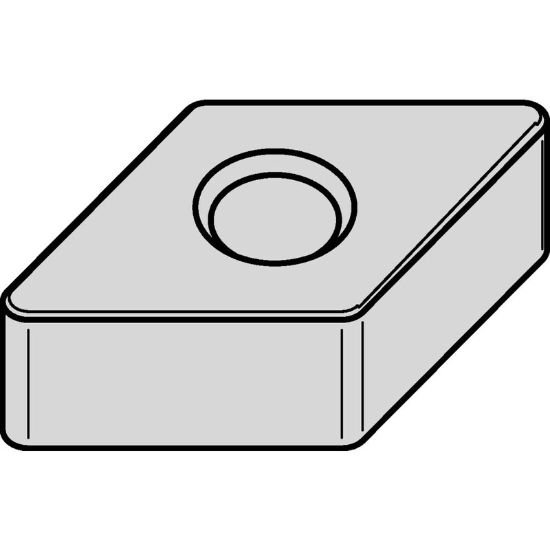 Picture of DNGA441T0820 CW2015 Widia/Kennametal DNGA150604T02020 CW2015 55.0° Negative Ceramic 0.0160 0.41mm Radius Medium, Semi Finishing