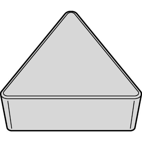 Picture of TPG321T0220 CW2015 Widia/Kennametal TPGN160304T00520 CW2015 Triangle Positive Ceramic 0.0160 0.41mm Radius Finishing, Semi Finishing