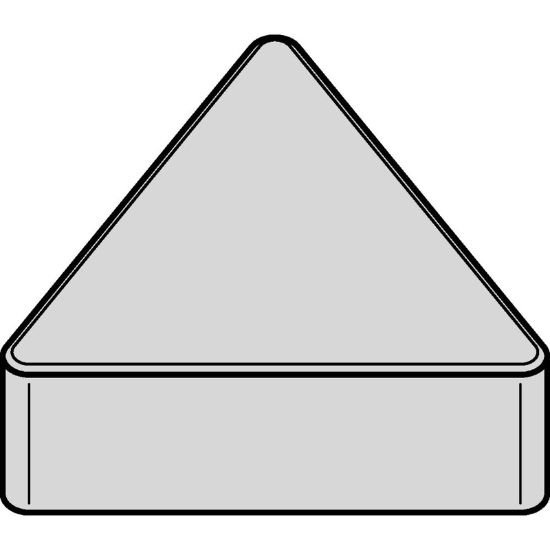 Picture of TNG432T0820 CW2015 Widia/Kennametal TNGN220408T02020 CW2015 Triangle Negative Ceramic 0.0310 0.79mm Radius Medium, Semi Finishing