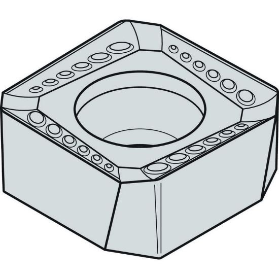 Picture of Widia/Kennametal SNKT1205AZR31 TN6525 Milling Insert Square TiAlN