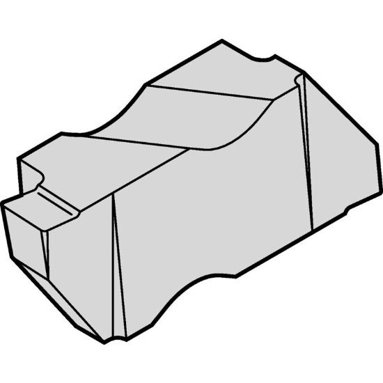 Picture of NGP3M150R TN6010 Widia/Kennametal 3606979 Grooving Insert 0.0590 1.50mm Wide 0.0075 0.19mm Radius