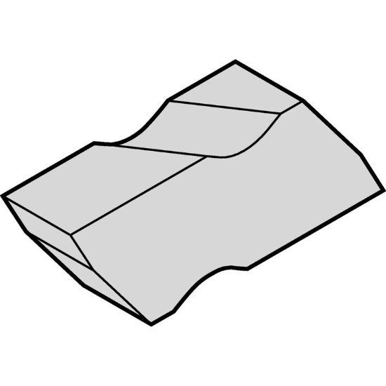 Picture of NB3R WU10HT Widia/Kennametal 3607019 Grooving Insert 0.1950 4.95mm Wide