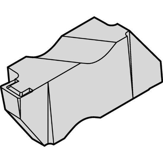 Picture of NG3125RK TN6025 Widia/Kennametal 3607068 Grooving Insert 0.1250 3.18mm Wide 0.0075 0.19mm Radius
