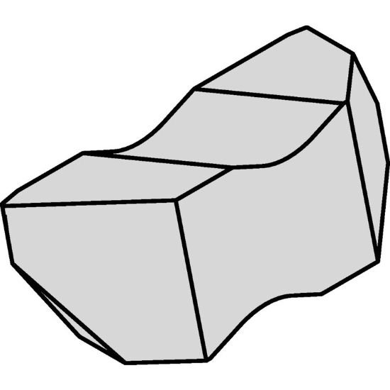 Picture of NTB3LB Widia/Kennametal 3636563 Groove Threading,Threading Insert 0.0065 0.17mm Radius 8.00TPI - 16.00TPI 3.18mm - 1.59mm Buttress