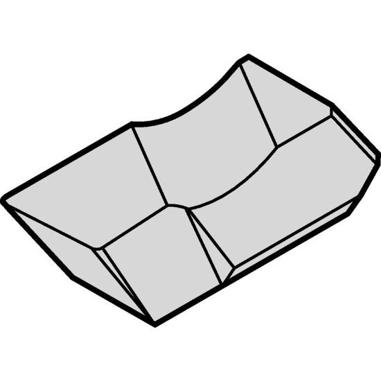 Picture of NG1047L TN6025 Widia/Kennametal 3636571 Grooving Insert 0.0470 1.19mm Wide 0.0075 0.19mm Radius