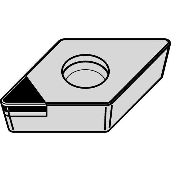 Picture of DCMW32.51FST WDN25U Widia/Kennametal DCMW11T304FST WDN25U 55.0° Positive PCD 0.0160 0.41mm Radius Medium, Semi Finishing