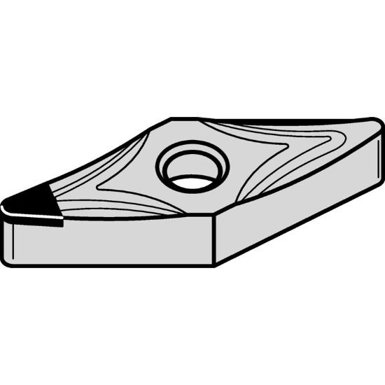 Picture of VNMS332FST WDN25U Widia/Kennametal VNMS160408FST WDN25U 35.0° Negative PCD 0.0310 0.79mm Radius Medium, Semi Finishing