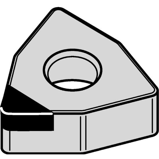 Picture of WNGA432FST WDN25U Widia/Kennametal WNGA080408FST WDN25U Trigon Negative PCD 0.0310 0.79mm Radius Medium, Semi Finishing