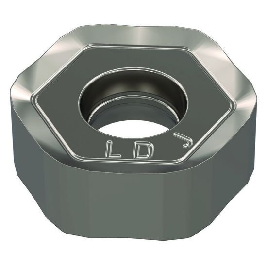 Picture of Widia/Kennametal HNGJ0704ANFineLDJ TN6501 Milling Insert Hexagon TiB2 0.046 Corner Radius
