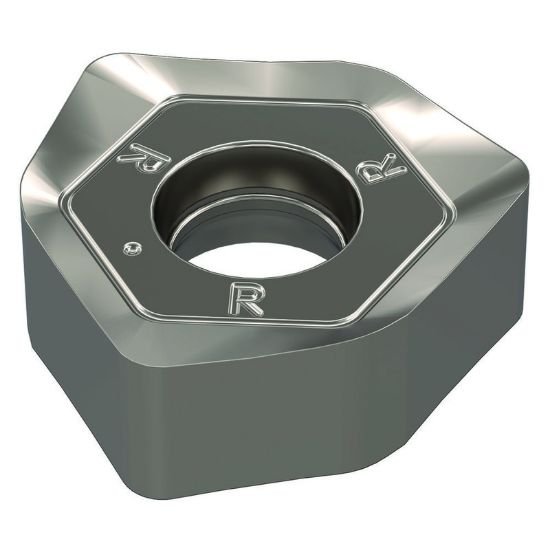 Picture of Widia/Kennametal XNGJ 0704ANFineLDJ3W THM-U Milling Insert Hexagon 0.051 Corner Radius