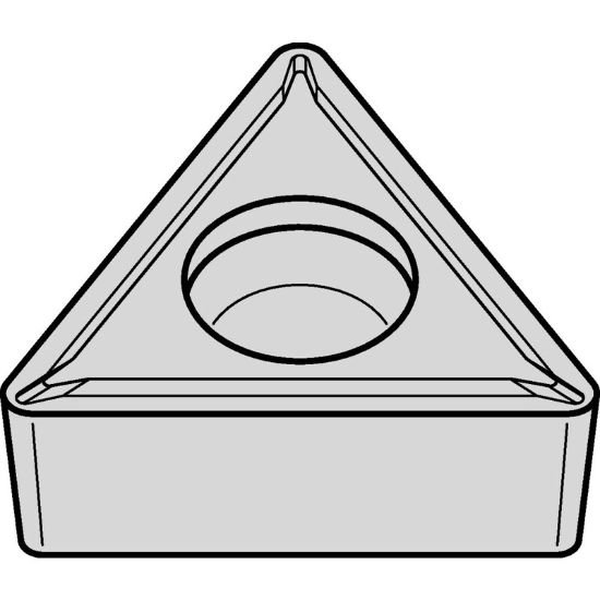 Picture of TCGT21511PTN10U Widia/Kennametal TCGT1102041P TN10U Triangle Positive Carbide 0.0160 0.41mm Radius Finishing, Semi Finishing