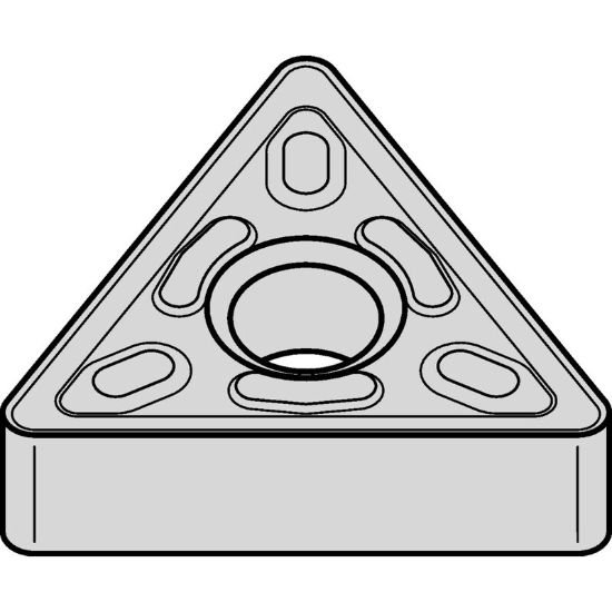 Picture of TNMG3334PTN30M Widia/Kennametal TNMG1604124PTN30M Triangle Negative Carbide 0.0470 1.19mm Radius Medium, Semi Finishing