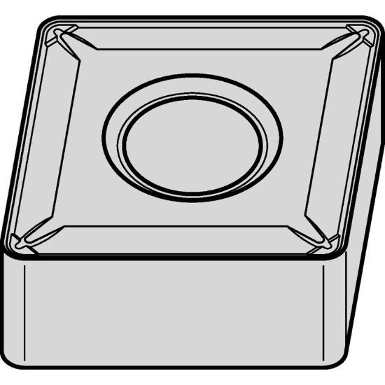 Picture of CNMG4322P TN10U Widia/Kennametal CNMG1204082P TN10U 80.0° Negative Carbide 0.0310 0.79mm Radius Medium, Semi Finishing