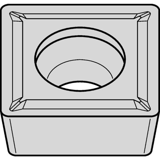 Picture of SCMT32.52 1P TN20K Widia/Kennametal SCMT09T3081P TN20K Square Positive Carbide 0.0310 0.79mm Radius Finishing, Semi Finishing