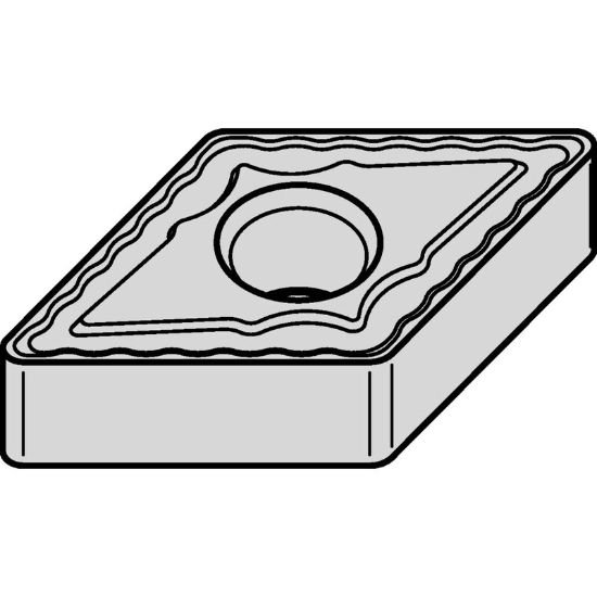 Picture of DNMG4427N TN20P Widia/Kennametal DNMG1506087N TN20P 55.0° Negative Carbide 0.0310 0.79mm Radius Medium, Semi Finishing