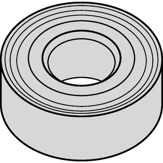 Picture of RNMG647N TN10P Widia/Kennametal RNMG19067N TN10P Round Negative Carbide 0.3750 9.53mm Radius Roughing, Medium