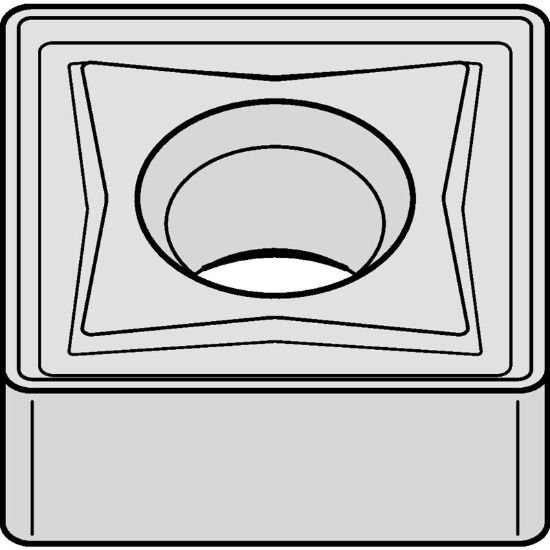 Picture of SNMG4327N TN20K Widia/Kennametal SNMG1204087N TN20K Square Negative Carbide 0.0310 0.79mm Radius Medium, Semi Finishing