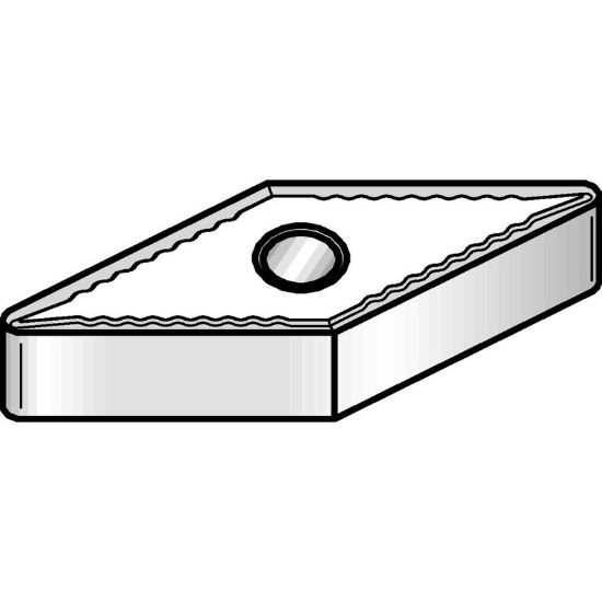 Picture of VNMG331UF WM15CT Widia/Kennametal VNMG160404UF WM15CT 35.0° Negative Carbide 0.0160 0.41mm Radius Finishing, Semi Finishing